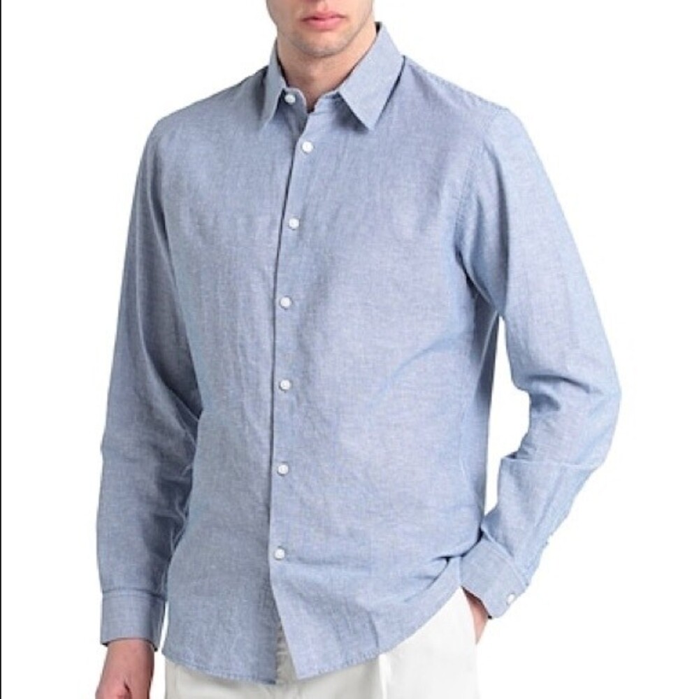 CK Calvin Klein Light Blue Shirt Slim Fit - size 14.5